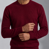 Men's Textured Ribbed Sweater for All-Day Comfort and Warmth