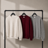 Men's Textured Ribbed Sweater for All-Day Comfort and Warmth