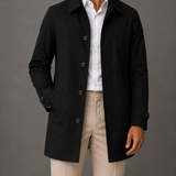 Men's Lightweight Longline Coat | Tailored Fit