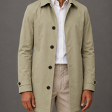 Men's Lightweight Longline Coat | Tailored Fit