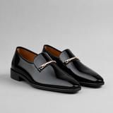 Men's Glossy Slip-On Dress Shoes