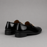 Men's Glossy Slip-On Dress Shoes