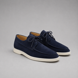 Men's Suede Lace-Up Loafers | Casual Fit