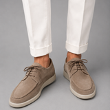 Men's Suede Lace-Up Loafers | Casual Fit