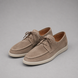 Men's Suede Lace-Up Loafers | Casual Fit