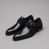 Men's Dual-Tone Double Buckle Loafers