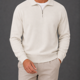 Men's Relaxed Fit Quarter-Zip Sweatshirt