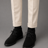 Suede Ankle High Lace Up Desert Boots Chukka Style