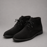 Suede Ankle High Lace Up Desert Boots Chukka Style