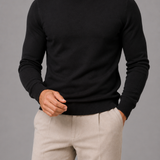 Ribbed Turtleneck Jumper for a Smart Casual Fit