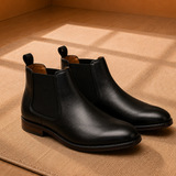 Men's Suede Chelsea Boots with Pull Tab