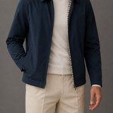 Men's Streamlined Lined Jacket | Checked Interior