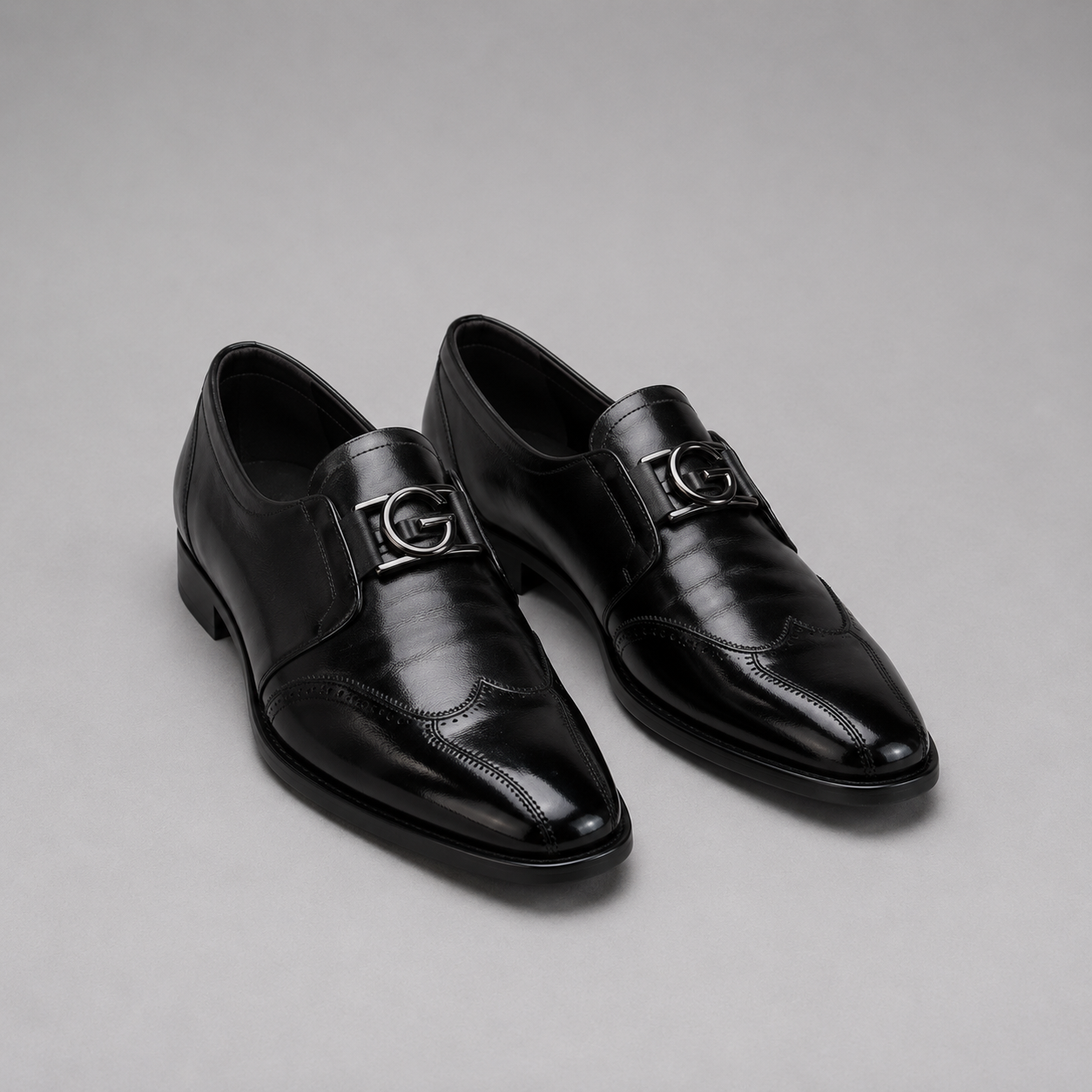 Men's Buckle Loafers | Rounded Toe