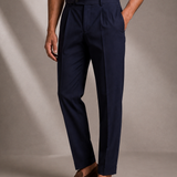 Men's Pleated Trousers for a Business Casual Fit