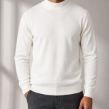 Men's Fine Knit Turtleneck Sweater for Classic fit