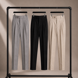 Men's Lightweight Tailored Pleated Trousers