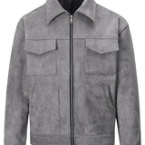 Men's Jacket | Suede-Look Field Four-Pocket