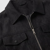 Men's Jacket | Suede-Look Field Four-Pocket