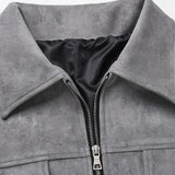 Men's Jacket | Suede-Look Field Four-Pocket
