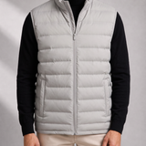 Men's Quilted Puffer Gilet with Stand Collar