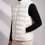 Men's Quilted Puffer Gilet with Stand Collar