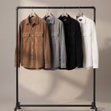Men's Corduroy Overshirt with Double Chest Pockets